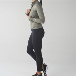 Lululemon Black Cropped Running Legging 7/8 Length